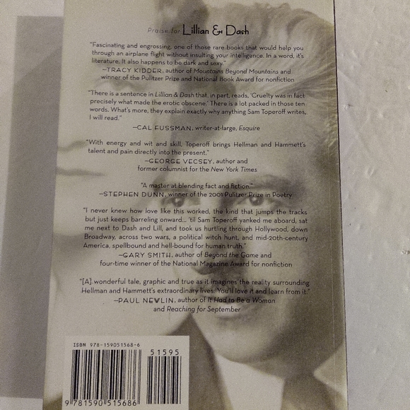 Lillian and Dash. A Novel. Sam Toperoff. - Picture 2 of 6